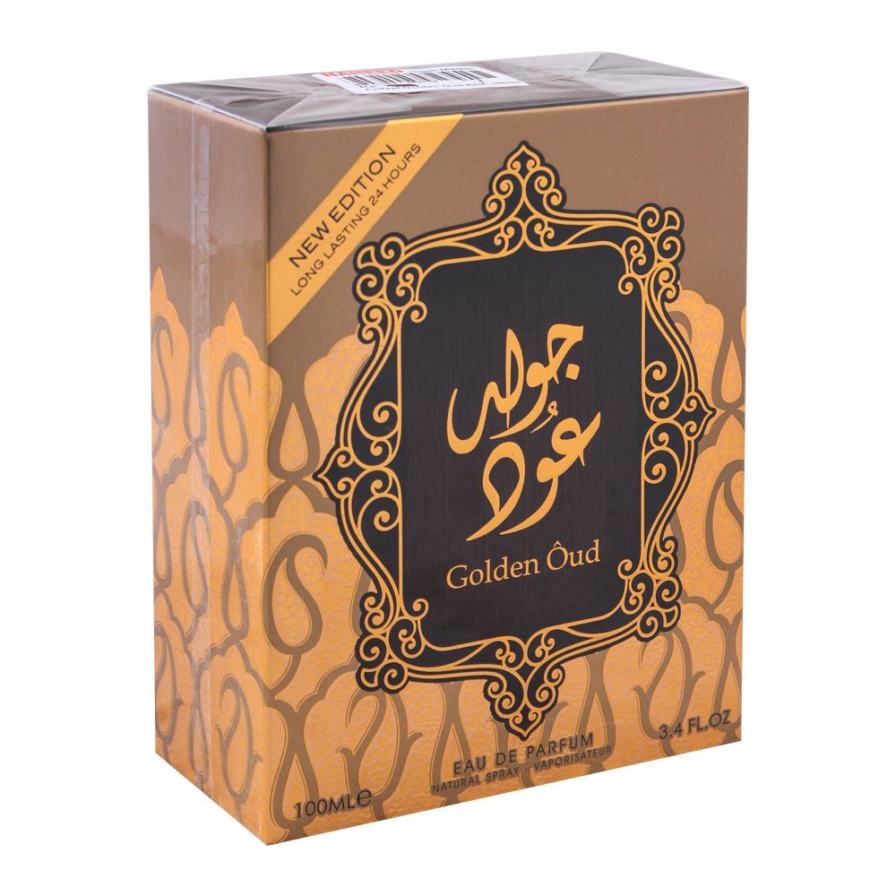 Golden Oud - Eau De Parfum Spray (100 ml - 3.4Fl oz) by Asdaaf (Lattafa) 